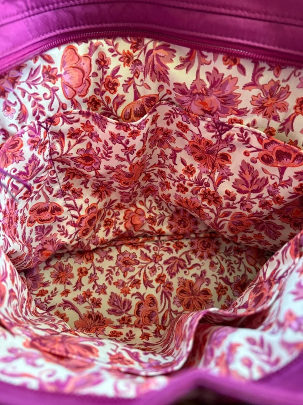 Vera Bradley Small Vera Quilted Tote Bag - Picture 9 of 12